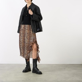 Logo Ribbed-Knit Polo Shirt