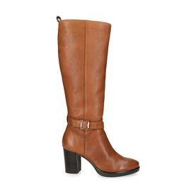 Silver Knee High Boots