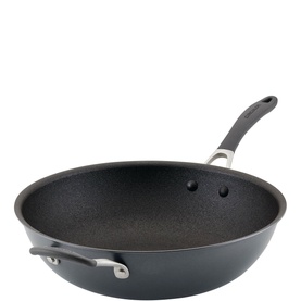 ScratchDefense Extreme Non-Stick Large Wok & Helper Handle 34cm