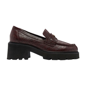 Claymence Croc-Embossed Loafers