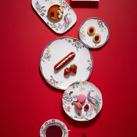 Fortune Teacup Saucer Plate 20.8cm