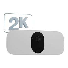 Arlo White 2K Wireless Cam With Floodlight 1 Pk
