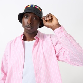 Logo Embroidered Bucket Hat