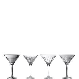 Mixology Martini Mixed Set of Four