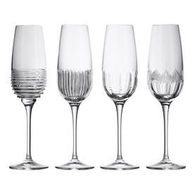 Mixology Flute Mixed Set of Four