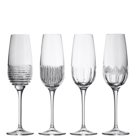 Mixology Flute Mixed Set of Four