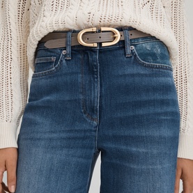 America Wide-Leg Denim Jeans