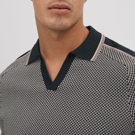 Brunswick Geometric Polo Shirt