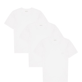 Three-Pack Embroidered-Logo T-Shirts