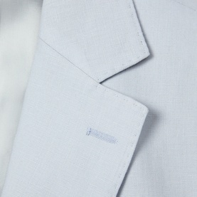 Kin Single-Breasted Linen Blazer