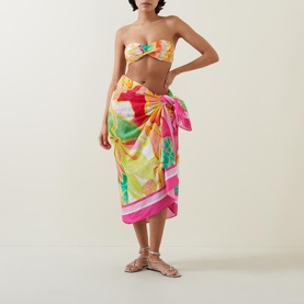 Wonderland Tie-Fastening Sarong