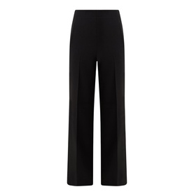 Wide-Leg Stretch Trousers