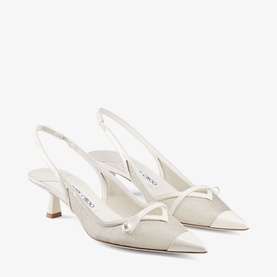 Amita 45 Slingback Kitten Heels