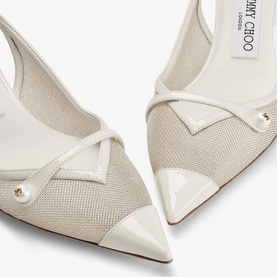 Amita 45 Slingback Kitten Heels