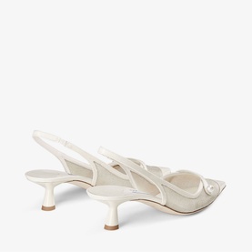 Amita 45 Slingback Kitten Heels