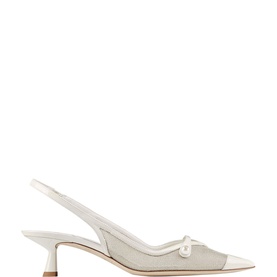 Amita 45 Slingback Kitten Heels