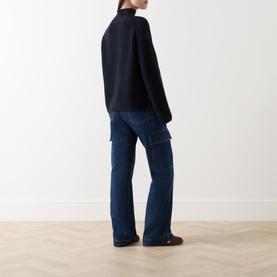 Ribbed-Knit Turtleneck Sweater