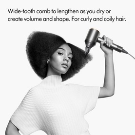 Supersonic Hair Dryer Onyx Black and Gold