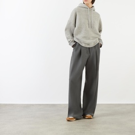 Draped Drawstring Hoodie