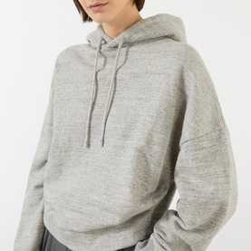 Draped Drawstring Hoodie