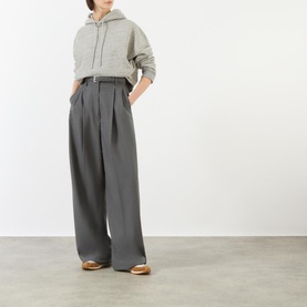 Draped Drawstring Hoodie