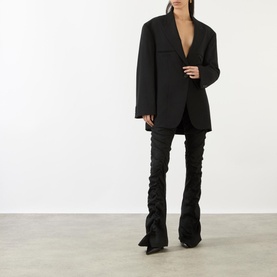 Ruched Fitted Trousers