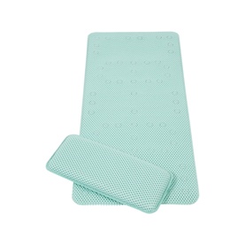 Bath Mat and Kneeling Cushion Set