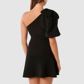 Elaine Bow Mini Dress