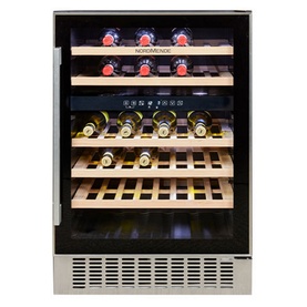 600mm Built In Wine Cooler Dual Zone 46 Bottles