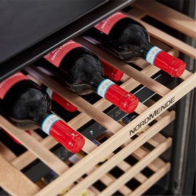600mm Built In Wine Cooler Dual Zone 46 Bottles