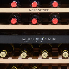 600mm Built In Wine Cooler Dual Zone 46 Bottles