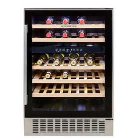 600mm Built In Wine Cooler Dual Zone 46 Bottles