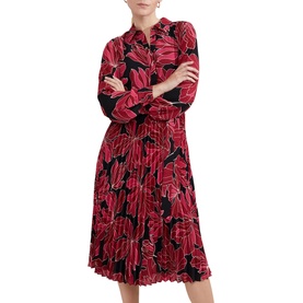 Laurenza Floral-Print Shirt Dress