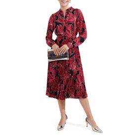 Laurenza Floral-Print Shirt Dress