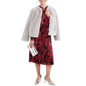 Laurenza Floral-Print Shirt Dress