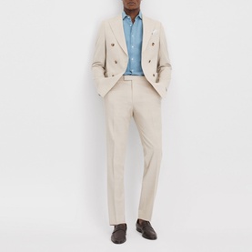 Belmont Double-Breasted Slim-Fit Blazer