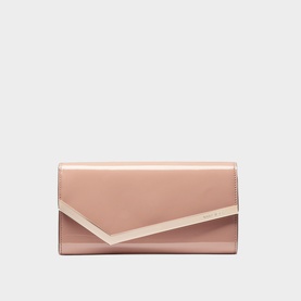 Emmie Patent Leather Clutch