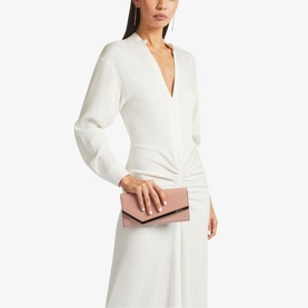 Emmie Patent Leather Clutch
