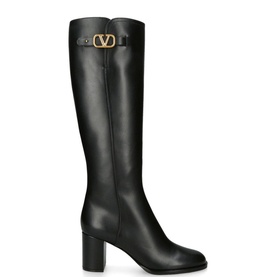 V-Logo Signature 70 Knee-High Boots