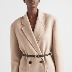 Saffiano Leather Belt