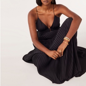 Wasta Pleated Dress
