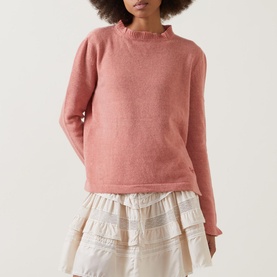 Logo Frill Sweater