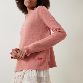 Logo Frill Sweater