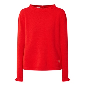 Logo Frill Sweater
