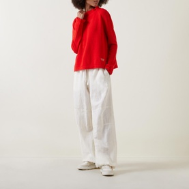 Logo Frill Sweater