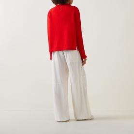 Logo Frill Sweater