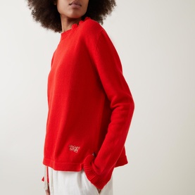 Logo Frill Sweater
