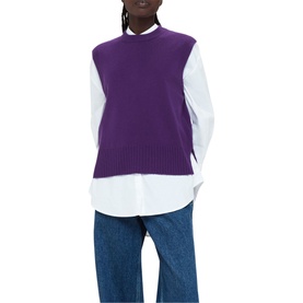 Sleeveless Knitted Vest