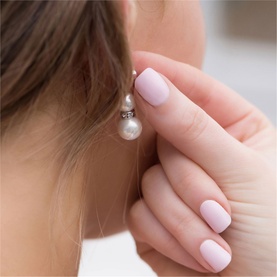 Crystal Pearl Drop Earrings