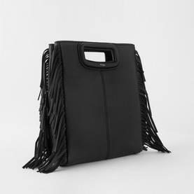 M Fringed Leather Bag